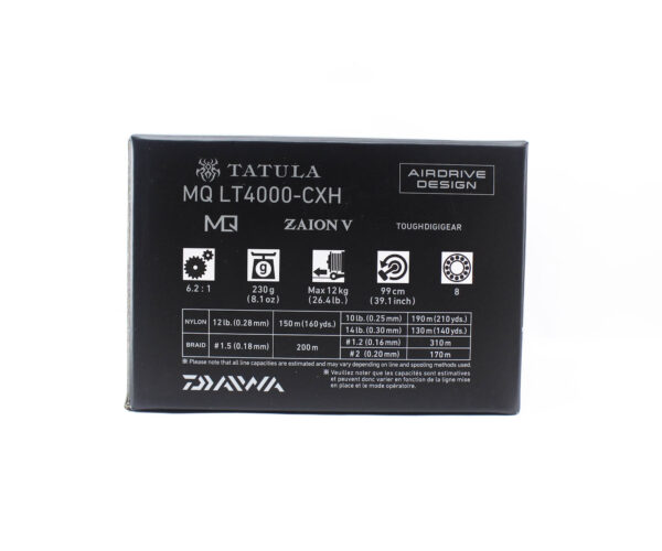 Daiwa Reel Spinning 23 Tatula MQ LT 4000-CXH (9445) - Image 3